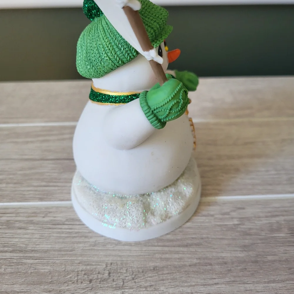 I-rish You Many Blessings Precious Moments Snowman Christmas Figurine‎ Decor